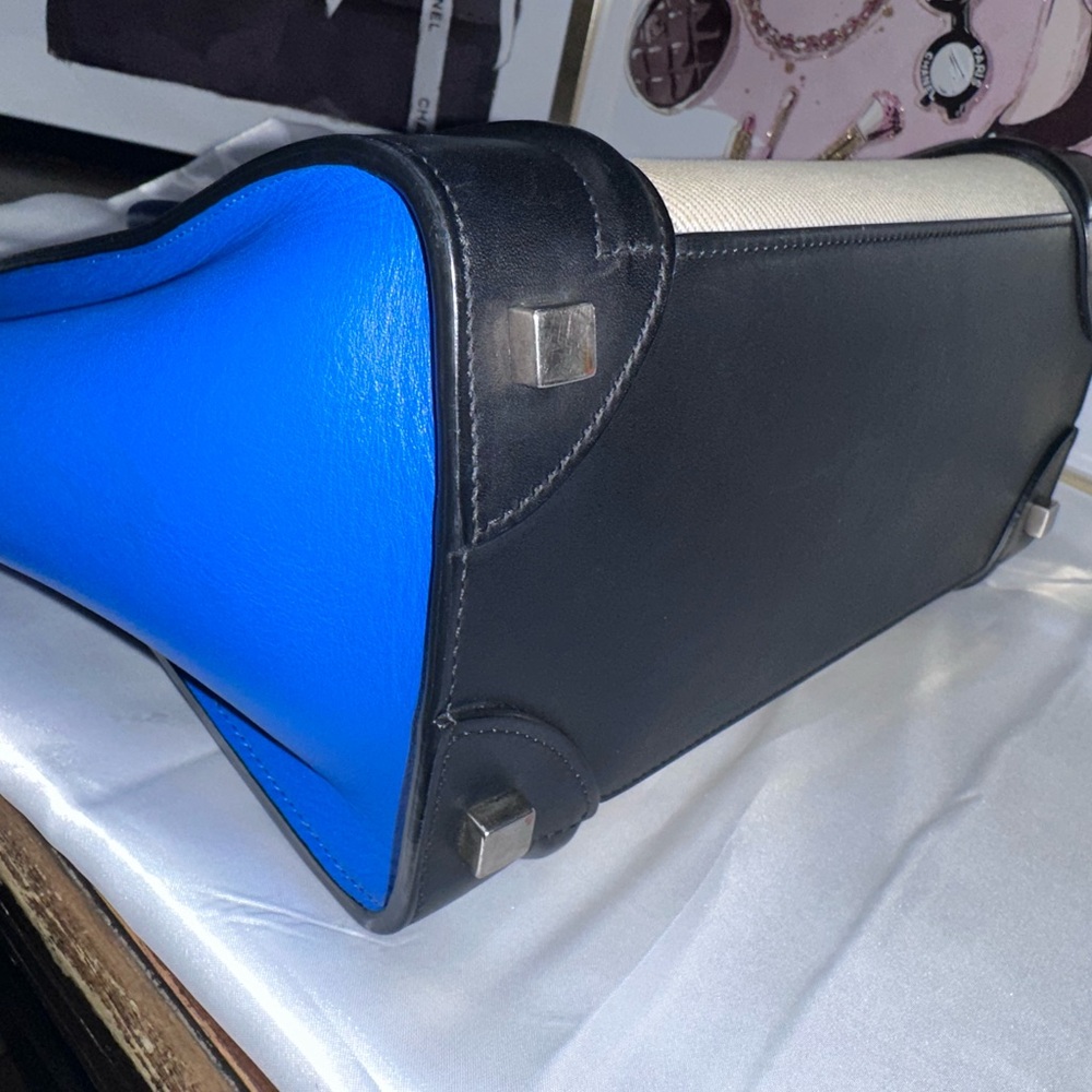 Celine Blue and Black Women's Bag - Picture 4 of 12